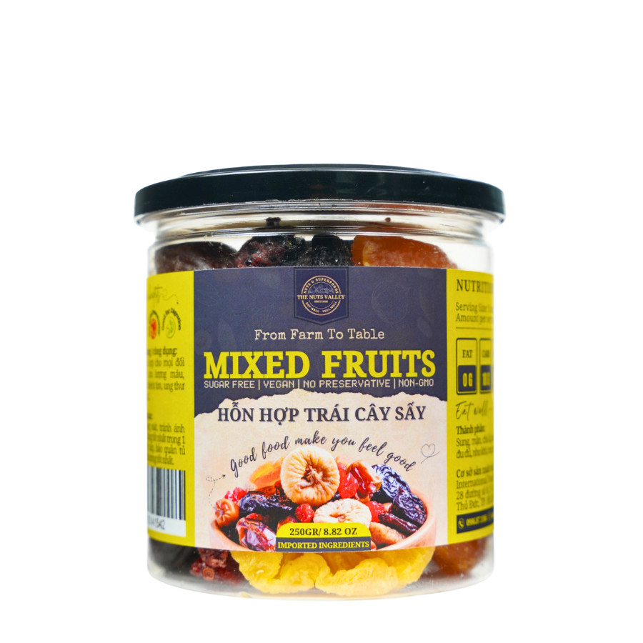 Hỗn Hợp Trái Cây Sấy 250gr