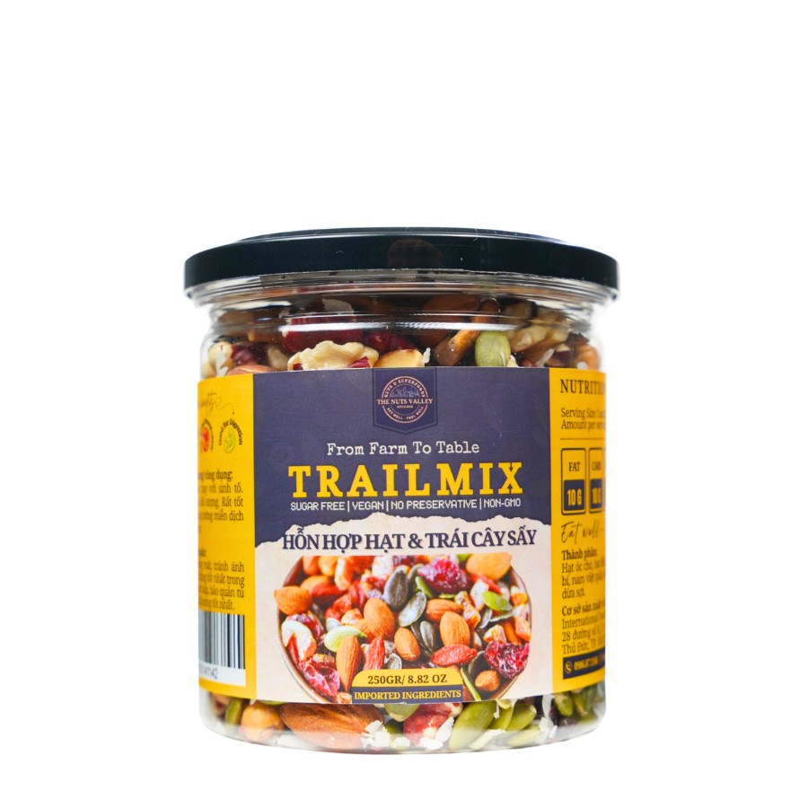 Hỗn Hợp Hạt & Trái Cây Sấy 250gr
